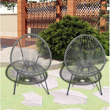 Grey string garden online chair